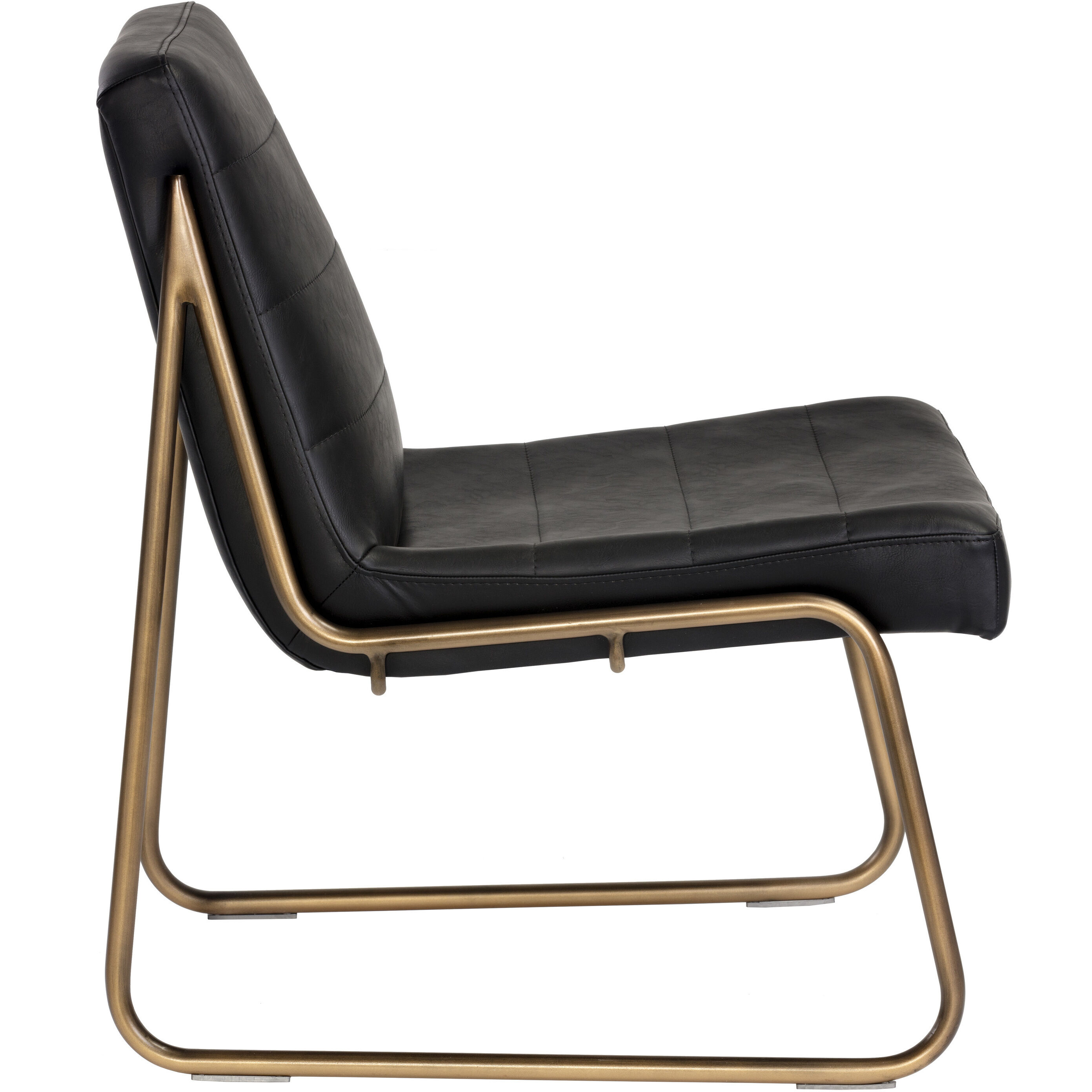 Anton Vintage Black Lounge Chair